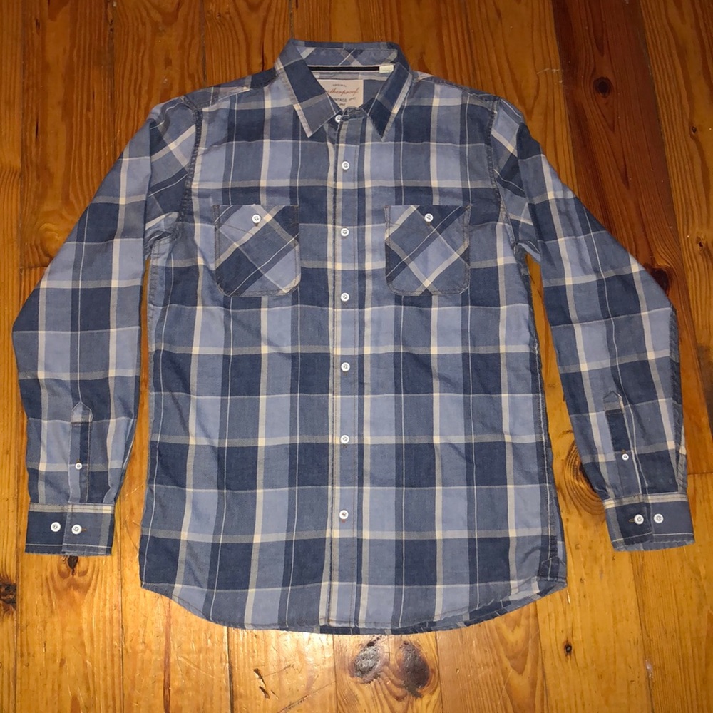 Weatherproof Flannel Button Down Shirt - image 1